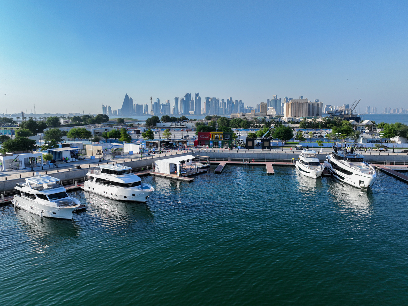 6-Gulf Craft Fleet in Old Doha Port for Qatar Boat Show 2024_1