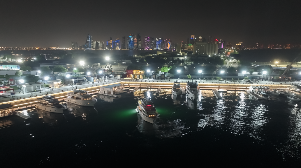 7-Gulf Craft Fleet in Old Doha Port for Qatar Boat Show 2024_4